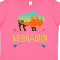 thumbnail image 4 of Inktastic Nebraska Vacation Buffalo Boys or Girls Toddler T-Shirt, 4 of 5