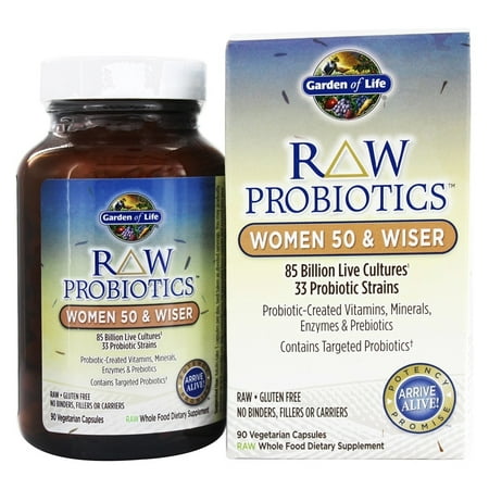 garden probiotics raw wiser capsules vegetarian