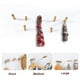thumbnail image 3 of Gancho de pared de madera, ganchos para abrigos, para decoración de bolsas y sombreros de tela, puerta delantera, 4 piezas de haya (8cm) brillar Electrónica, 3 of 5