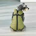 thumbnail image 4 of Dog Coat with Harness Pet Warm Fleece Jacket Small Large Dog Vest Harness Puppy Winter 2 in 1 Outfit Cold Weather Coat for Smal Medium Large Dog, 4 of 5