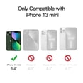 thumbnail image 2 of JETech Magnetic Case for iPhone 13 Mini 5.4-Inch Compatible with MagSafe, Translucent Matte Back Slim Shockproof Phone Cover (Dark Green), 2 of 6