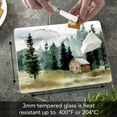 thumbnail image 5 of CounterArt Cabin In The Woods 3mm Tempered Glass Cutting Board 10" x 8", 5 of 7