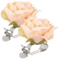 thumbnail image 3 of Curtain Accessories Flower Shape For Bathroom Curtain Holding 9x9cm Plastic Metal 2Pcs, 3 of 5