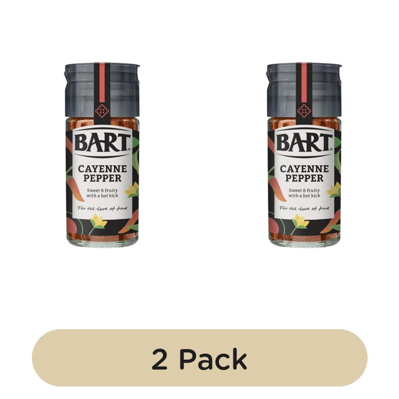 Bart Cayenne Pepper 36g, British Import (Pack of 2)