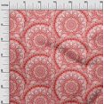 thumbnail image 3 of oneOone Cotton Cambric Red Fabric Asian Block Mandala Sewing Craft Projects Fabric Prints By Yard 42 Inch Wide, 3 of 4