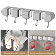 thumbnail image 4 of Mop Clip Hook Wall Mop Storage Hook Mop Holder Fixing Clip Kitchen Tool~ O7U12, 4 of 7
