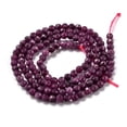 thumbnail image 3 of Natural Ruby Beads Strands Faceted Round 3mm Hole: 0.5mm about 135pcs/strand 15.35 inch(39cm), 3 of 3