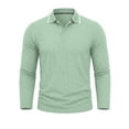 thumbnail image 3 of jjayotai Men's Shirts Long Sleeve Slim Fit Casual Shirts Classic Stretch T Shirt Golf Shirts, 3 of 5