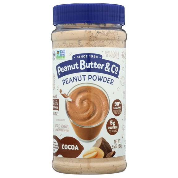 Peanut Butter & Co. Mighty Nut Powdered Peanut Butter, Chocolate, 6.5 Oz