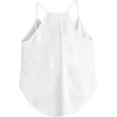 thumbnail image 2 of playera sin mangas con tirantes delgados para mujer Blanco (Plus White) 3XL Extra amplio Blanco (Plus White) 3XL Extra amplio Xishao ropa, 2 of 2