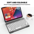 thumbnail image 3 of Wireless Keyboard, Ultra Slim Portable  Keyboard with Silicone Protective Cover, Rechargeable Mechanical Gaming Keyboard for PC, Laptop, Tablet, Computer, Phone, 3 of 7