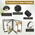 thumbnail image 2 of WeChef 10 Pack Restaurant Menu Covers 8.5" x 11" Book Style 8 Views Clear Cafe, 2 of 9