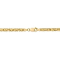 thumbnail image 4 of 14K Yellow Gold chain Byzantine 20 in 4 mm 4mm, 4 of 5