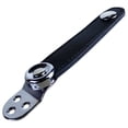 thumbnail image 1 of Tubo corrugado de acordeón de piel de vaca con conexión de metal de doble capa, de color negro, universal, 1 of 1
