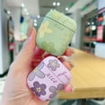 thumbnail image 2 of Bamboohart 1pc Floral Design TPU Case for AirPods 1/2 and Pro  Shockproof Protective Cover Compatible with 3rd and 4th Generation AirPods, 2 of 7