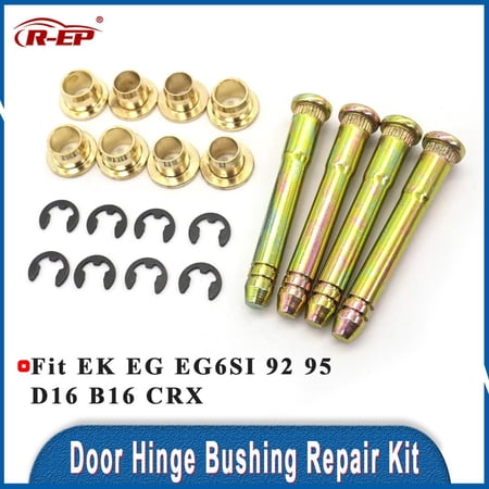 R-EP Fits for Honda Civic Transporter EG EG6 SI 92 95 D16 B16 CRX Fit Odyssey Door Hinge Bushing Repair Kit Auto Parts