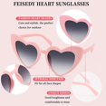 thumbnail image 2 of FEISEDY Vintage Heart Shaped Sunglasses Women Stylish Love Eyeglasses B2421-P1, 2 of 14