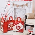 thumbnail image 4 of 12PCS Happy Valentines Day Reusable Gift Bags, Treat Bags with Handles, Valentines Day Party Bags, Multifunctional Non-Woven Valentines Bags for Gifts Wrapping, Valentines Party Supplies(Red), 4 of 7