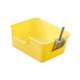 thumbnail image 4 of Caja de arena para gatos, arenero para gatos, orinal para mascotas, antisalpicaduras, fácil de limpiar, parte superior abierta Amarillo, 4 of 7