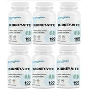 Puregen Labs Kidney-Vite - Premier Kidney, Renal Support Supplement - 100 Tablets - 6PK