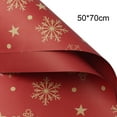 thumbnail image 6 of Travelwant Christmas Wrapping Paper - Brown Kraft Paper with Red and Green Pattern for -Christmas Elements Collection, 6 of 8