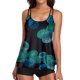 thumbnail image 1 of MKLEKYY Pijama Corto Para Mujer, Traje De Baño Tankini Fluido De Dos Piezas Con Pantalones Cortos Y Cuello En U, Trajes De Baño De 2 Piezas, 1 of 4