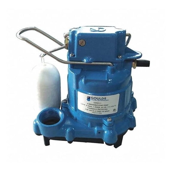 Goulds 1/3 HP 1-1/2" F Submersible Sump Pump 115V GSP0311