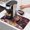 Pink, variant on African Woman with Beauty Turban Dish Drying Mats for Kitchen Counter, Portrait Orange Gray Graffiti Absorbent Coffee Bar Mat with Non-slip Rubber Backed Quick Drying Dish Rack Pad 16"x18"