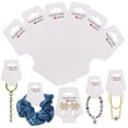 thumbnail image 5 of Dserhfy 100/200 Pcs Bracelet Display Cards Self-Adhesive Jewelry Packaging Selling Card Necklace Keychain Hanging Displays for Chokers Bracelets Earrings Hair Accessories, 5 of 8