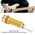 thumbnail image 3 of Guitar Bass Barrel Jack 1/4 Inch 6.35mm Threaded Cylinder Output Jack Socket For Electric Guitars Basses, 3 of 8