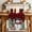 Red,Black, variant on Christmas Table Runner 36 Inches Long Farmhouse Dress Scarves, Snowman Snowflake Trees Watercolor Birds Red Plaid Dining Tablerunner for Coffee Table/Kitchen Island/Party Décor, Small 13" x 36"