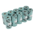 thumbnail image 2 of Bolsa para excrementos de perro, 10 rollos, perfumada para excrementos de perros, bolsas para excrementos de perros, los mejores materiales, 2 of 8