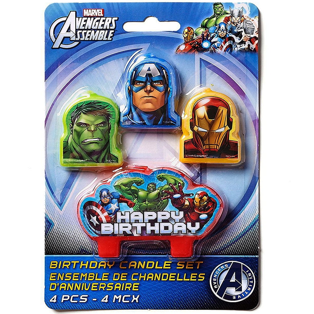 Avengers Assemble Mini Candle Set 4pc Walmart Com