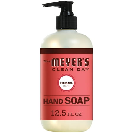 Mrs Meyers Liquid Hand Soap - (3 Pack) Mrs. Meyer´s Clean Day Liquid Hand Soap, Rhubarb, 12.5 Oz
