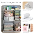 thumbnail image 2 of Armario Closet Organizador Ropa Y Juguetes Infantil Portátil Modelo Blanco, 2 of 4
