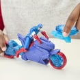 thumbnail image 3 of Toy Marvel Captain America Shield-Shot Cycle 10 cm Figure, 3 of 9