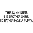 thumbnail image 2 of CafePress - Dumb Big Brother Shirt Infant Bodysuit - Baby Light Bodysuit, Size Newborn - 24 Months, 2 of 4