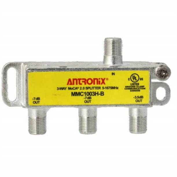 3 way antronix mmc1003hb 51675 mhz moca 2.0 splitter for frontier