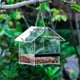 thumbnail image 1 of Comedero Automático Colgante para Pájaros | Diseño Impermeable para Exteriores, Ideal para Aves de Bosque y Jardín | Material Acrílico con Dispensador de Fácil Llenado | Atrae a La Fauna para Su Obse, 1 of 7