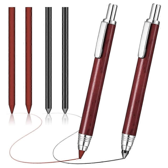 5.6mm Mechanical Pencil Holder 2 Automatic Mechanical Graphite Pencil Carpenter Pencil 4 Pencil Ref