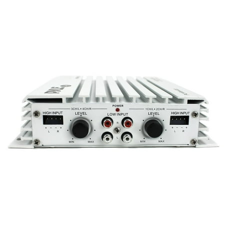 watt amplifier pyle waterproof marine channel boat amp