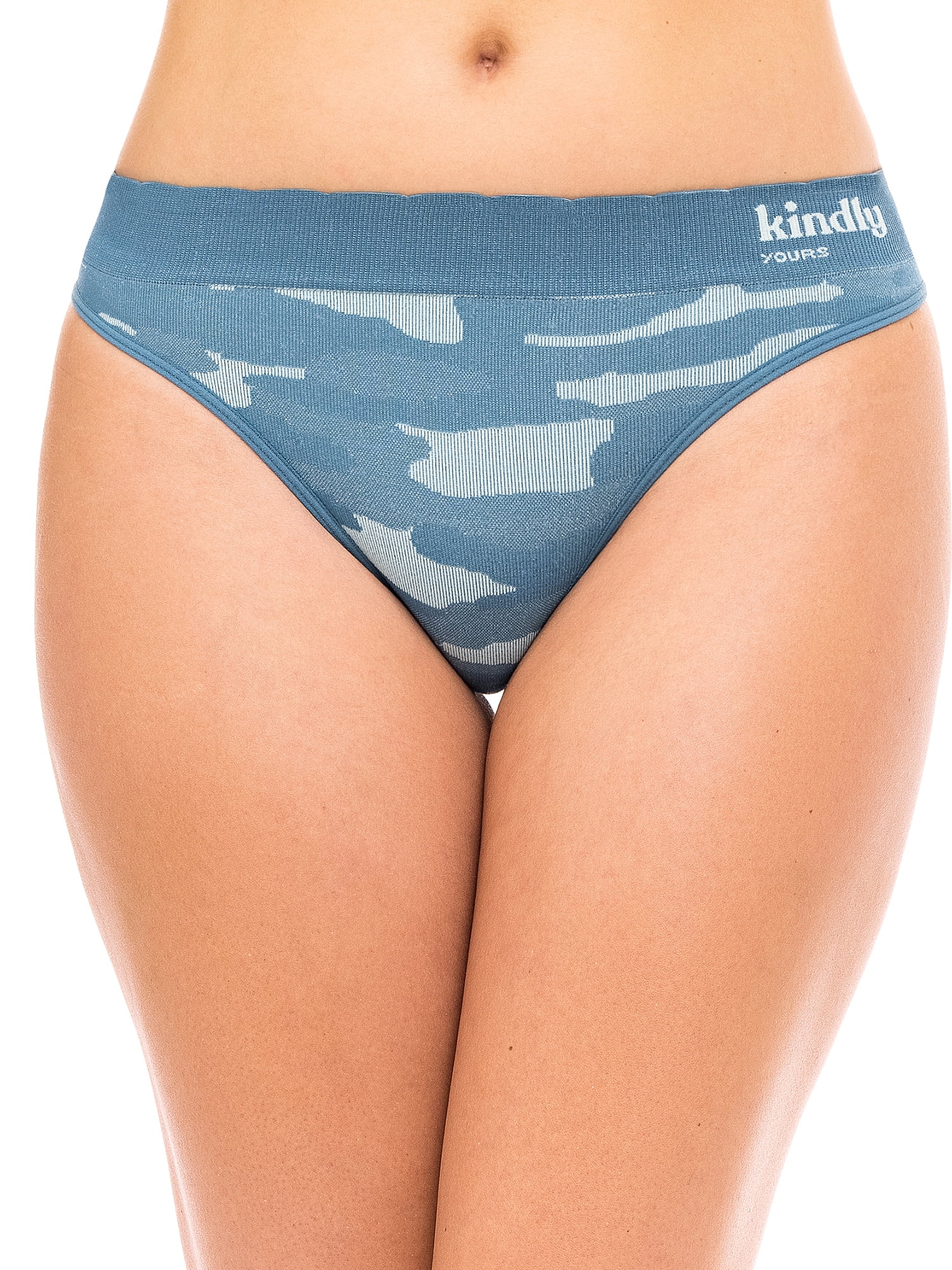 Kindly Yours Women's Seamless Thong Underwear 3-Pack, Sizes XS to XXXL