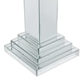 thumbnail image 6 of DecMode 12" x 36" Silver Glass Mirrored Pedestal Table, 1-Piece, 6 of 13