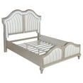 thumbnail image 2 of Miekor Furniture Katerina Ivory and Silver Oak Queen Platform Bed with LED Light MK8815, 2 of 12