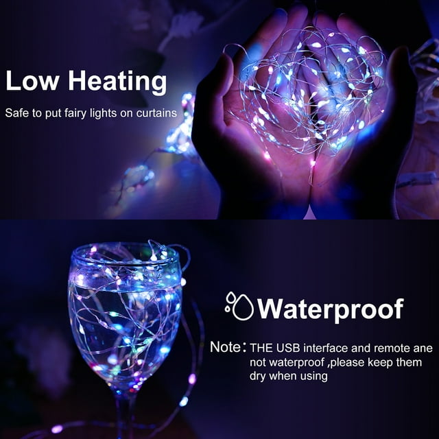 Lámpara De Alambre De Luz De Hadas Decoración De Boda De Vacaciones Navideñas