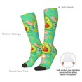 thumbnail image 4 of Fotbe Avocado Keep Calm Calcetas Divertidas Estampadas para Hombre y Mujer, Calcetas de Algodón hasta la Rodilla para Caminar, Correr, Enfermería y Embarazo, 4 of 6
