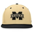 thumbnail image 2 of Men's Fanatics Khaki/Black Mississippi State Bulldogs Balance Fitted Hat, 2 of 4