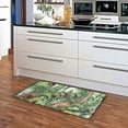 thumbnail image 2 of Kitchen Rugs Jungle Dinosaur with Palm Leaves Design Non-Slip Soft Kitchen Mats Bath Rug Runner Doormats Carpet for Home Decor, 39" X 20", 2 of 5