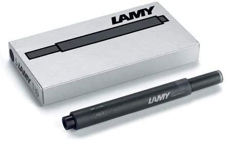 lamy al-star fountain pen (29f) black purple + 5 black ink cartridges