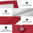 thumbnail image 5 of Pure Red Outdoor Rug 3x5 Ft, Non Slip Washable Area Rug, Simple Solid Color Patio Rugs Carpet Runner, Large Floor Mat for Indoor/Outdoor Deck Porch Camping, 5 of 8